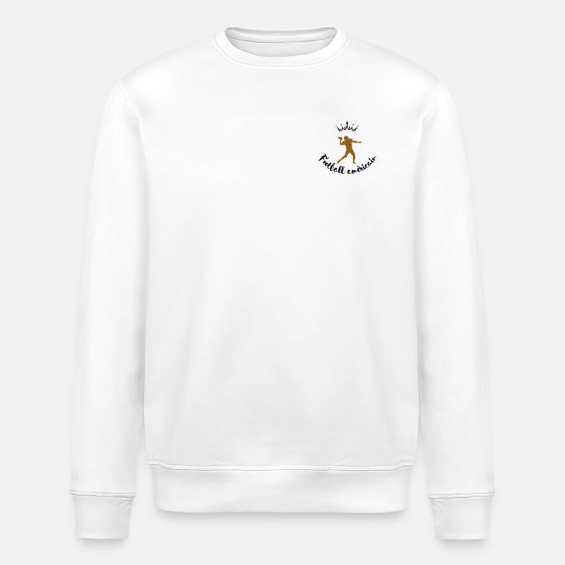 Quarterback im Einsatz - Stanley/Stella Unisex Bio-Sweatshirt ROLLER - Weiß