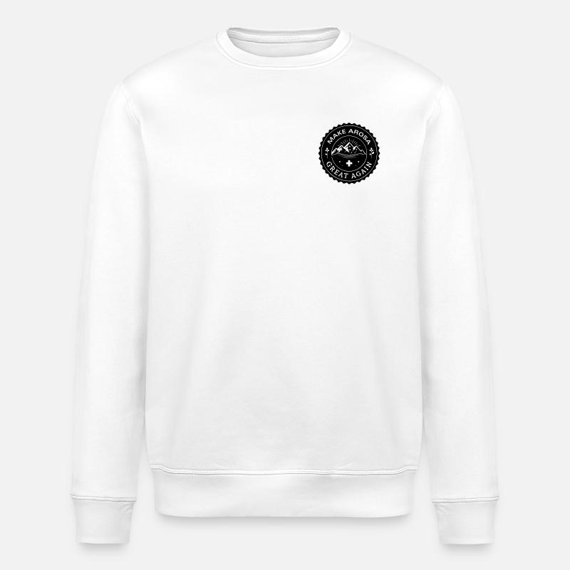 MAKE AROSA GREAT AGAIN - Stanley/Stella Unisex Bio-Sweatshirt ROLLER - Weiß