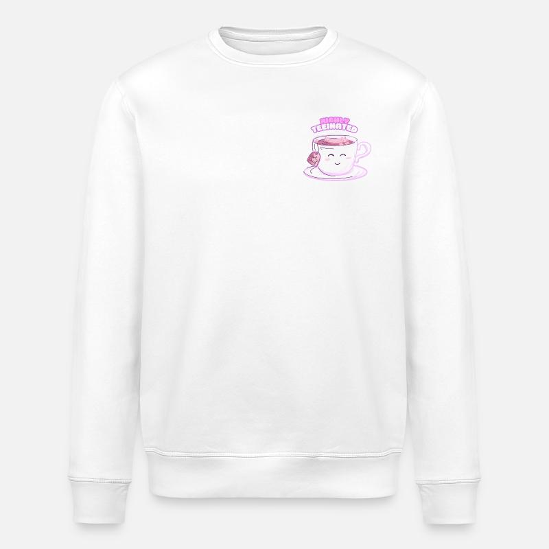 Highly Teeinated – Lustiges Tee-Shirt mit lächelnd - Stanley/Stella Unisex Bio-Sweatshirt ROLLER - Weiß