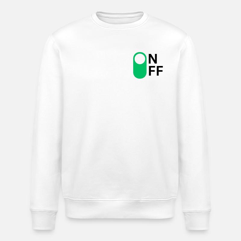 ON / OFF Modus - Stanley/Stella Unisex Bio-Sweatshirt ROLLER - Weiß