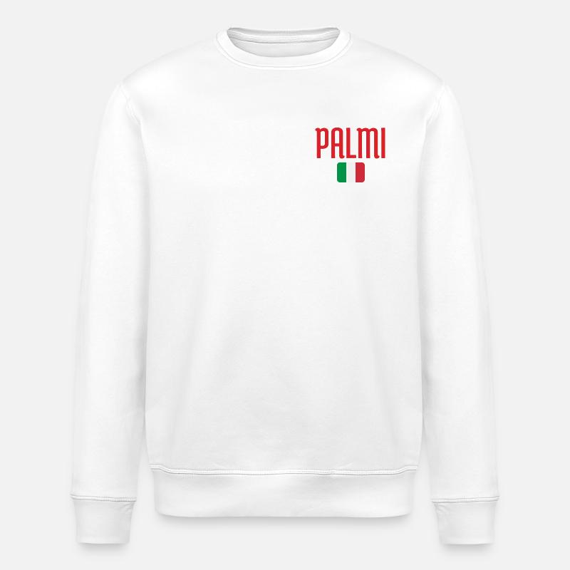 Drapeau italien de Palmi - Sweat bio ROLLER Stanley/Stella Unisexe - blanc
