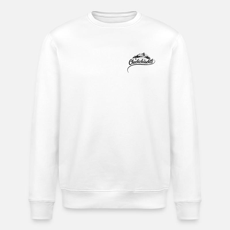 Schweizer-kultbegriff Chuchichäschtli - Stanley/Stella Unisex Bio-Sweatshirt ROLLER - Weiß