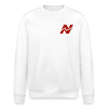 Noland_Athletics - Stanley/Stella Unisex Bio-Sweatshirt ROLLER - Weiß - Vorne - Nik (191cm)
