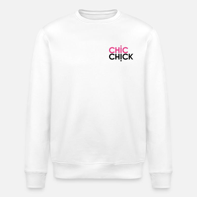 ChicChick - Stanley/Stella ROLLER Unisex Organic Sweatshirt - white