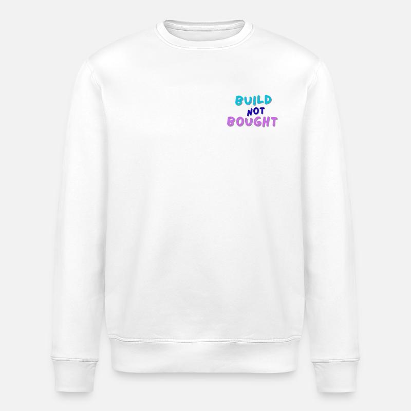 Typographie inspirante non achetée - Sweat bio ROLLER Stanley/Stella Unisexe - blanc