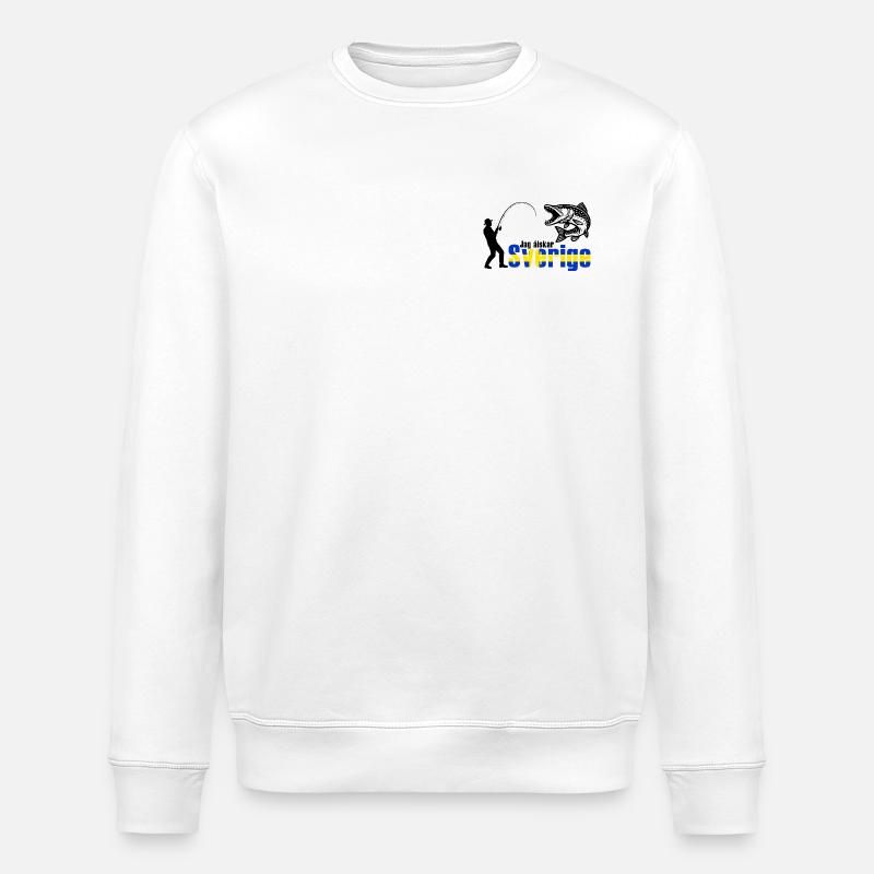Hechtangler - Stanley/Stella Unisex Bio-Sweatshirt ROLLER - Weiß
