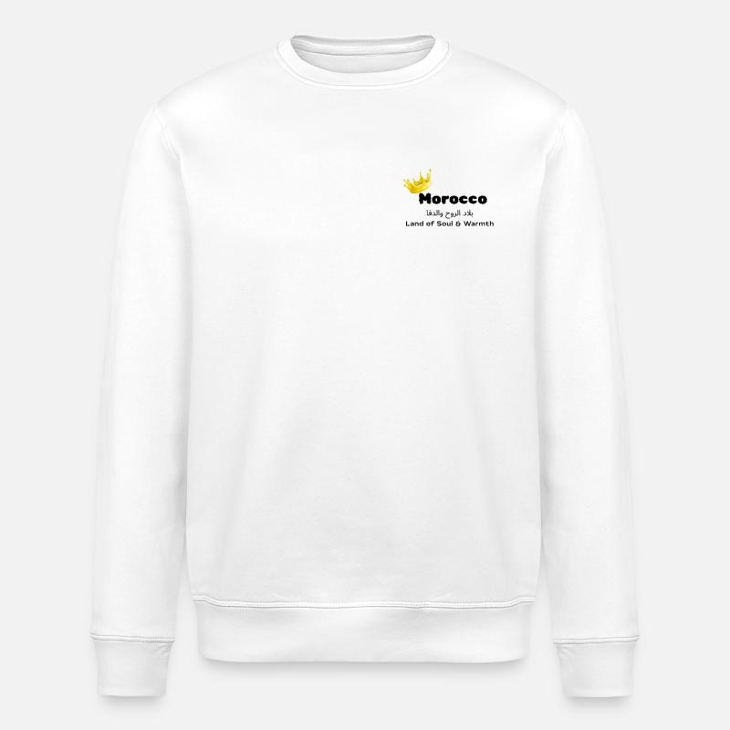 Marokko - Stanley/Stella Unisex Bio-Sweatshirt ROLLER - Weiß