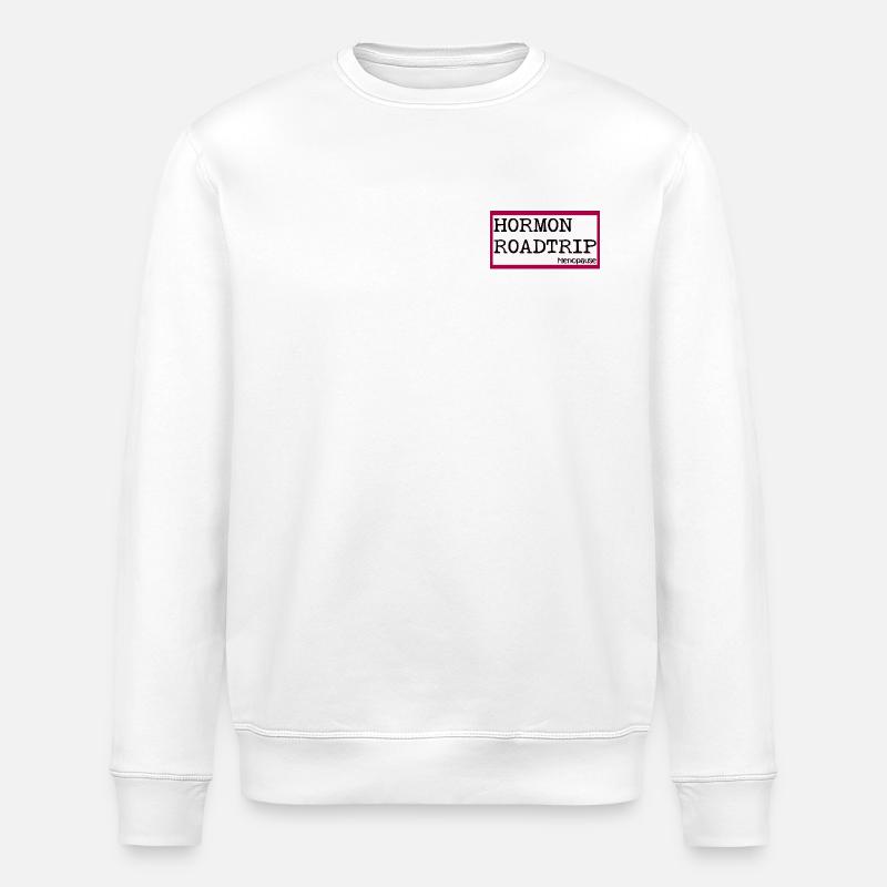 MENOPAUSE HORMONE WECHSELJAHRE - Stanley/Stella Unisex Bio-Sweatshirt ROLLER - Weiß