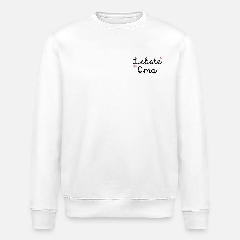 Großmama Liebste Oma - Stanley/Stella Unisex Bio-Sweatshirt ROLLER - Weiß