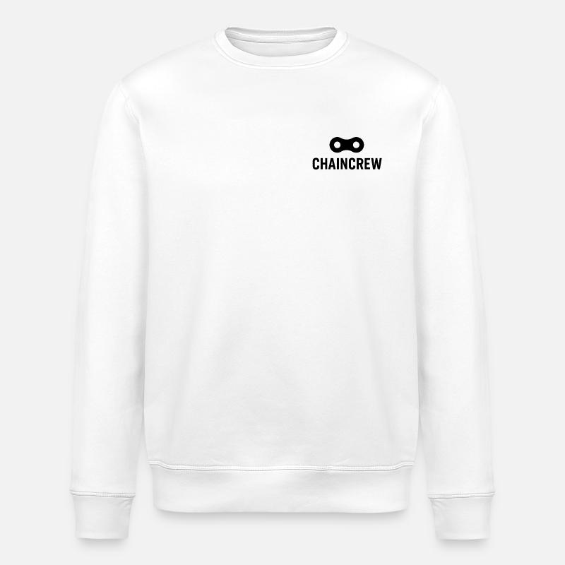 CHAINCREW - Stanley/Stella Unisex Bio-Sweatshirt ROLLER - Weiß