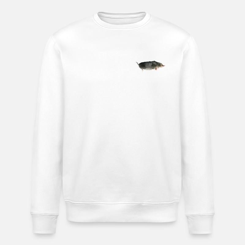 Maulwurf - Stanley/Stella Unisex Bio-Sweatshirt ROLLER - Weiß
