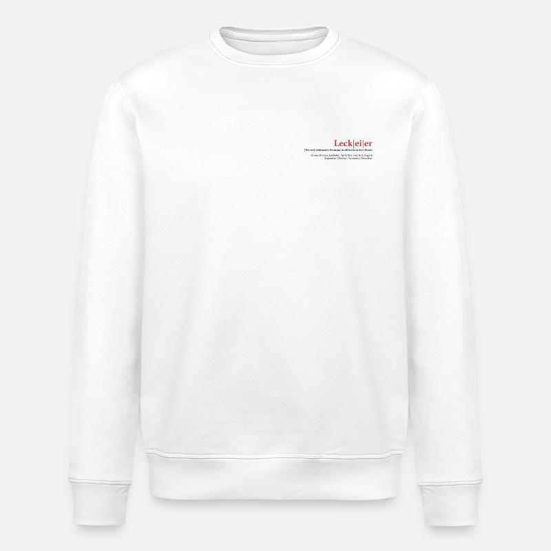 Leck Eier - Stanley/Stella Unisex Bio-Sweatshirt ROLLER - Weiß