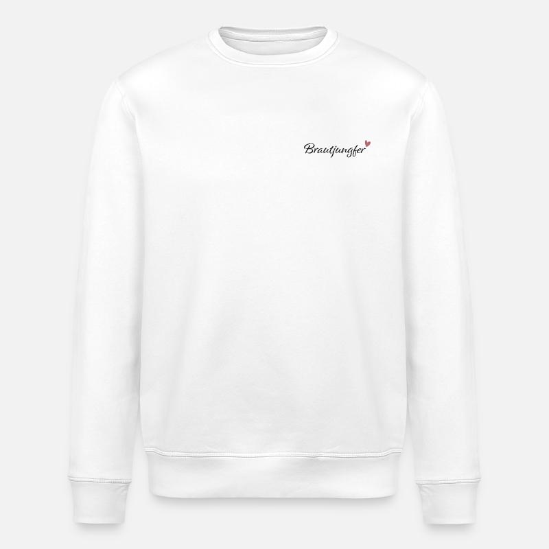 Brautjungfer - Stanley/Stella Unisex Bio-Sweatshirt ROLLER - Weiß
