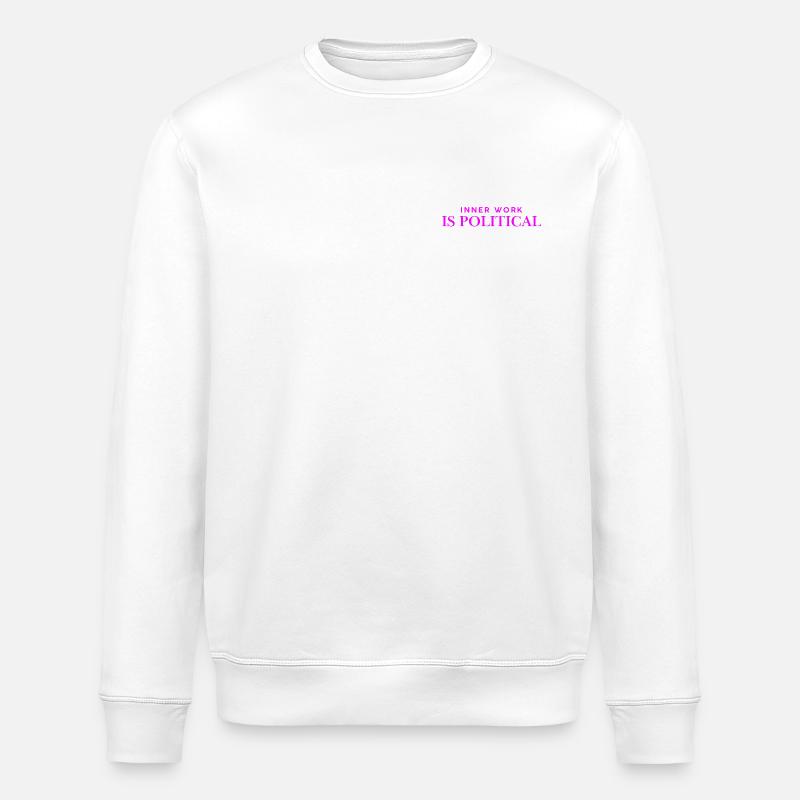 Inner work is politicsl - neon - Stanley/Stella Unisex Bio-Sweatshirt ROLLER - Weiß