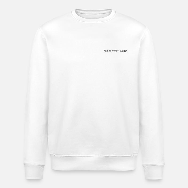 PDG de Overthinking Humor - Sweat bio ROLLER Stanley/Stella Unisexe - blanc