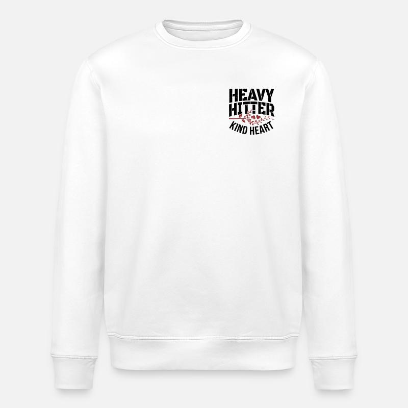 Heavy Hitter - Stanley/Stella ROLLER Unisex Organic Sweatshirt - white