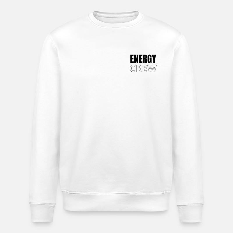 Logo der Energy Crew - Stanley/Stella Unisex Bio-Sweatshirt ROLLER - Weiß