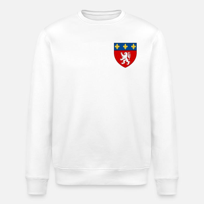 Blason héraldique de Lyon - Sweat bio ROLLER Stanley/Stella Unisexe - blanc
