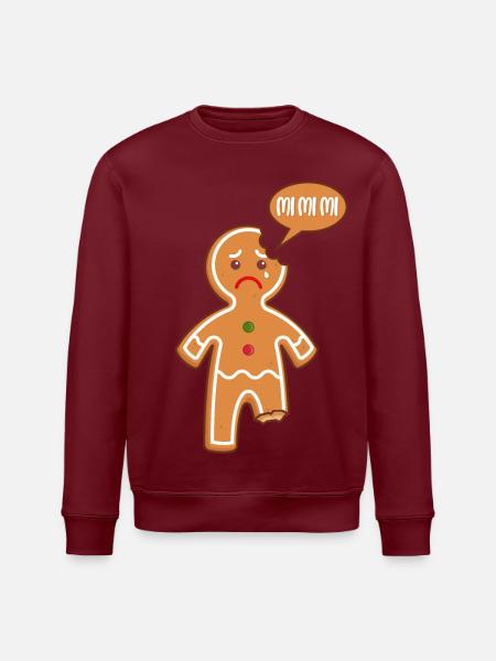Hombre de jengibre Mi Mi Mi Mimimi Refranes divertidos - Sudadera ecológica unisex ROLLER de Stanley/Stella - blanco