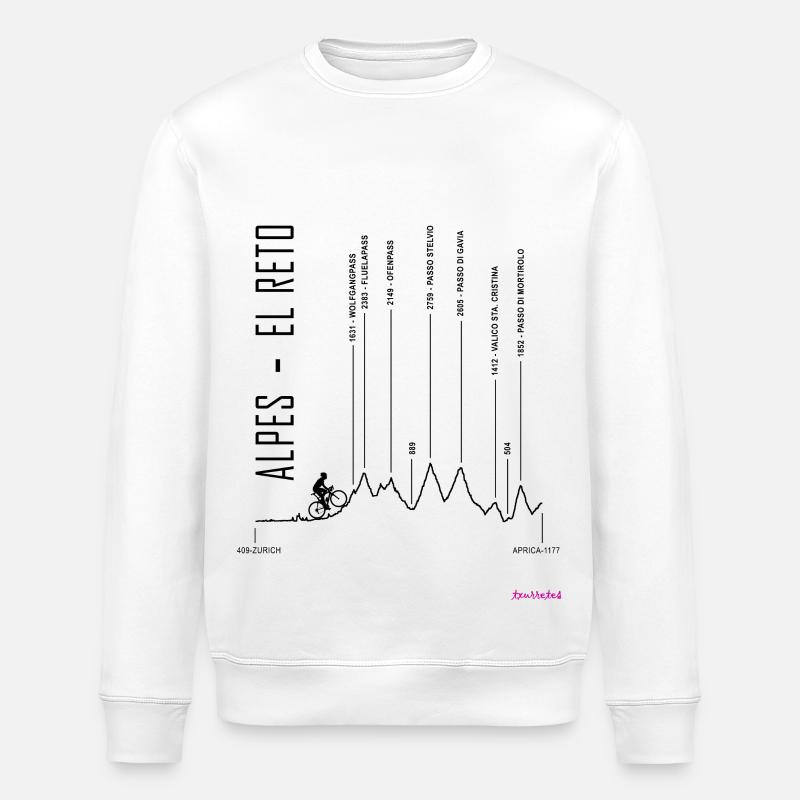 ZURICH APRICA pour blanc - Sweat bio ROLLER Stanley/Stella Unisexe - blanc