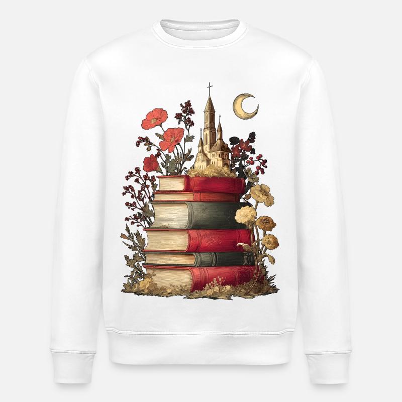 Livres Piles de livres - Sweat bio ROLLER Stanley/Stella Unisexe - blanc