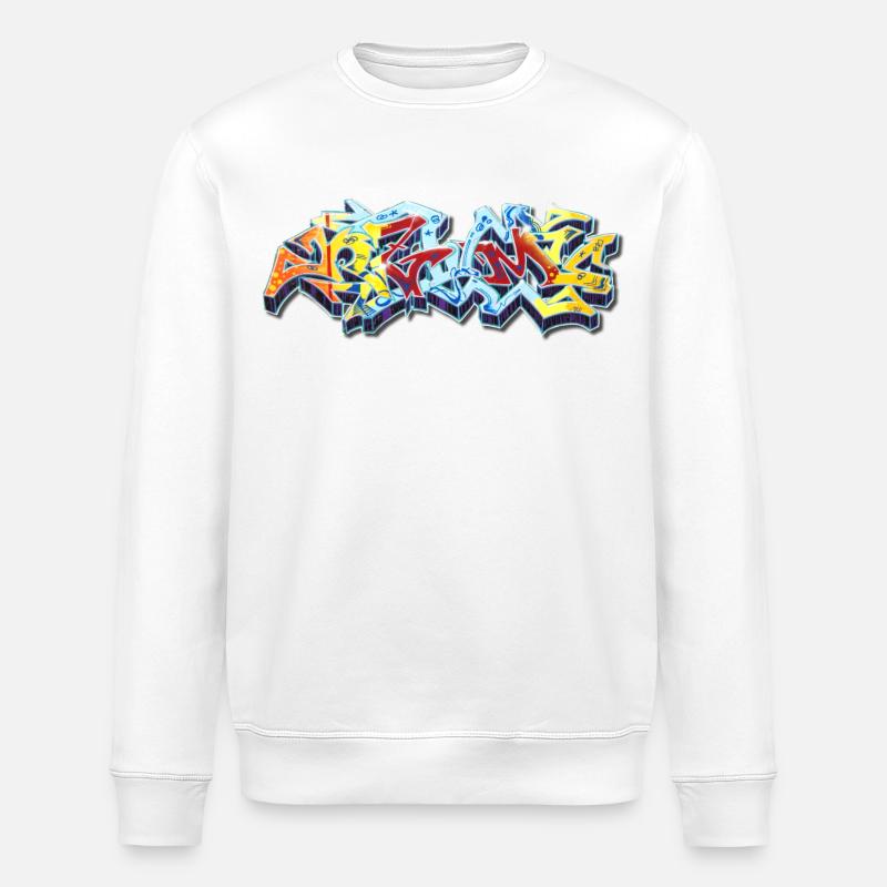NZYM ONE STYLE #001 - Stanley/Stella Unisex Bio-Sweatshirt ROLLER - Weiß
