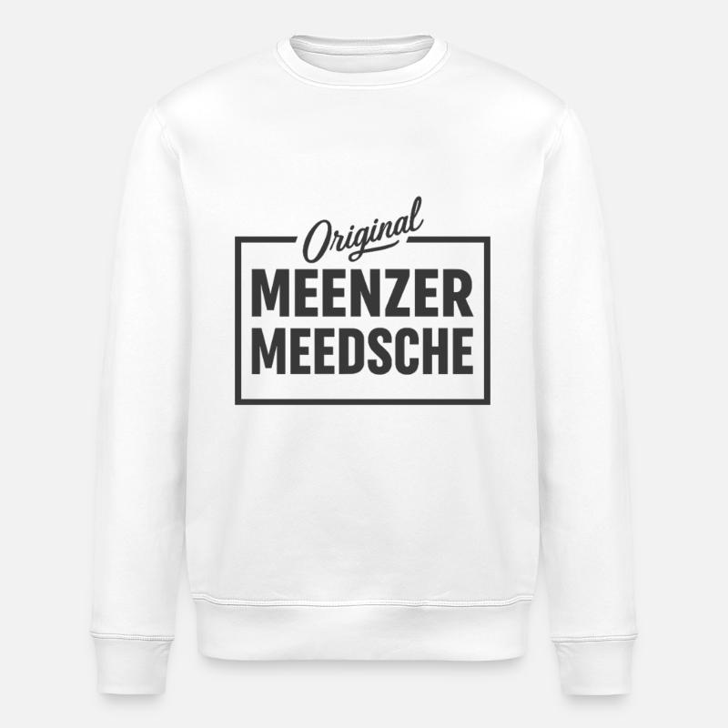 Meenzer Meedsche Rheinhessen Mainz - Stanley/Stella ROLLER Unisex Organic Sweatshirt - white