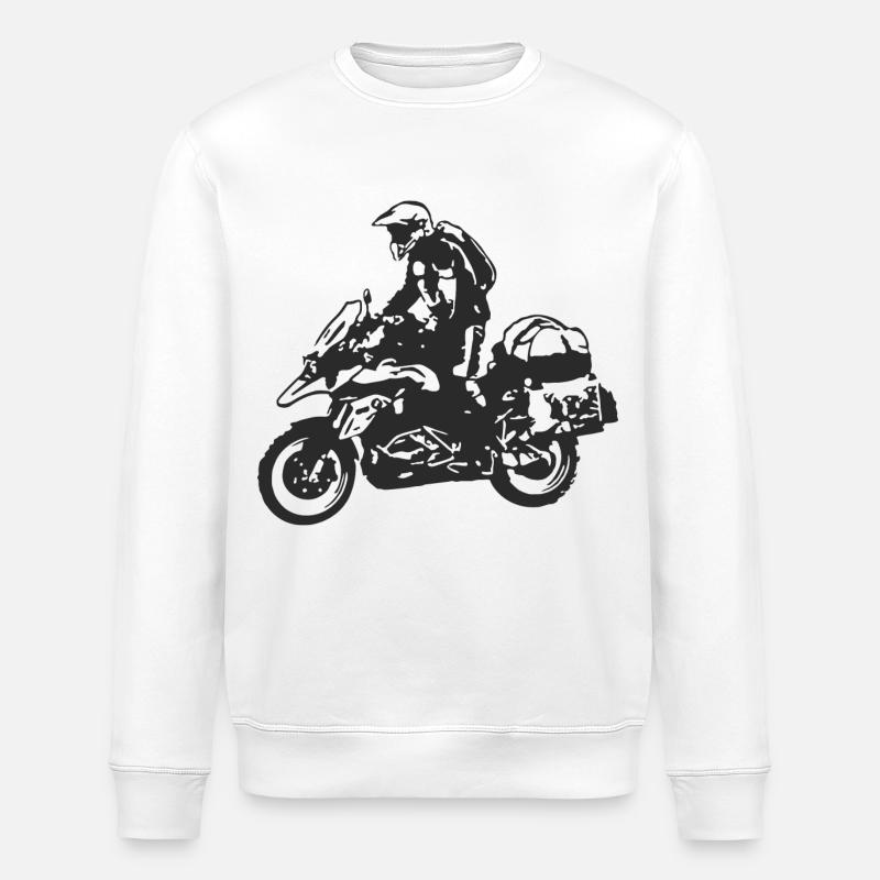 Moto Sport - Stanley/Stella Unisex Bio-Sweatshirt ROLLER - Weiß