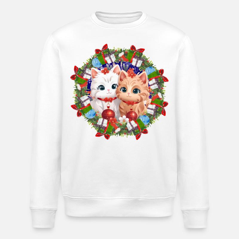 Kittyxmas - Sweat bio ROLLER Stanley/Stella Unisexe - blanc