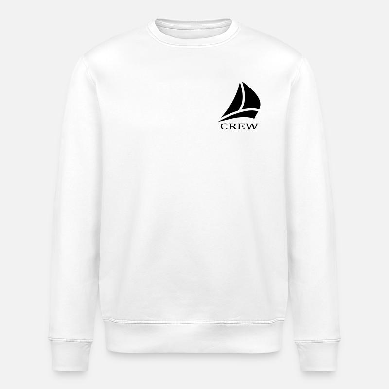 crew - Stanley/Stella ROLLER Unisex Organic Sweatshirt - white