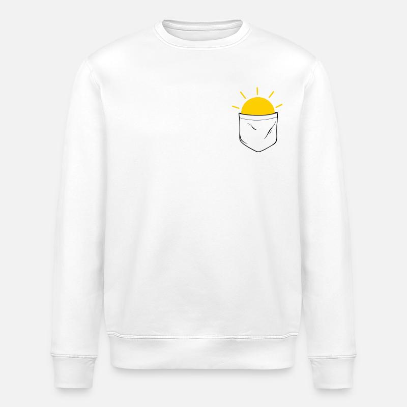 Sonne - Stanley/Stella Unisex Bio-Sweatshirt ROLLER - Weiß