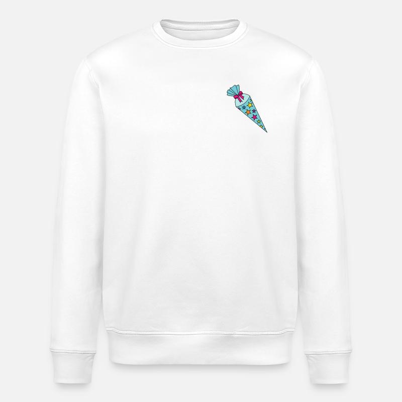 Pomne de sucre de l’école - Sweat bio ROLLER Stanley/Stella Unisexe - blanc