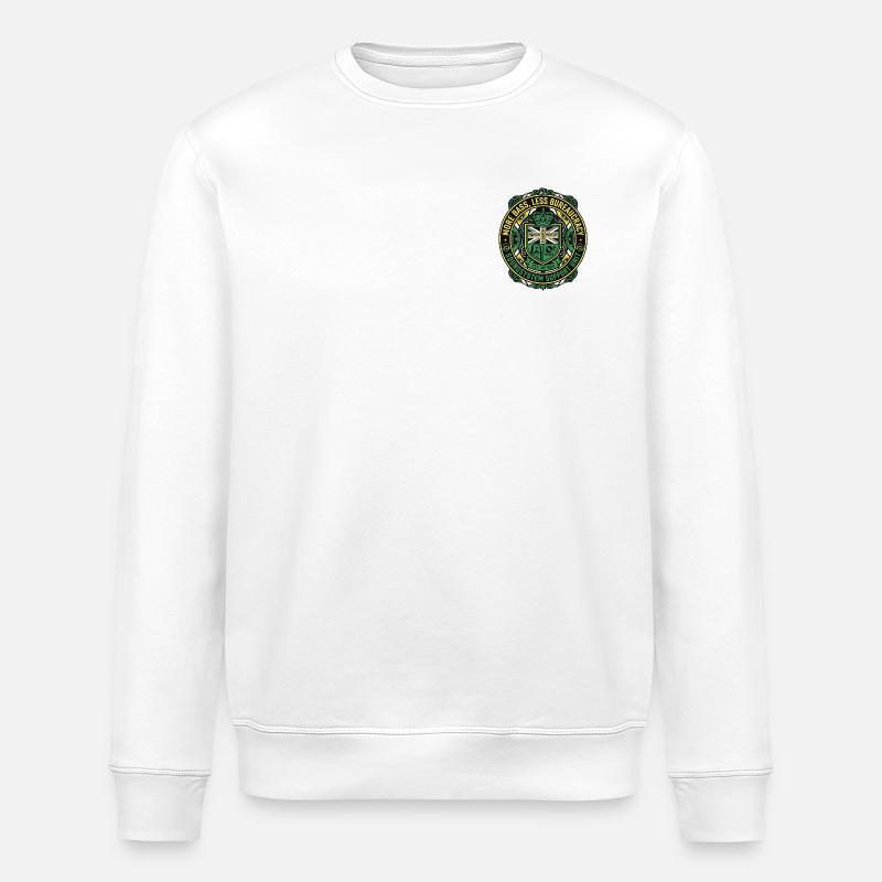 England Soundsystem Support - Stanley/Stella Unisex Bio-Sweatshirt ROLLER - Weiß
