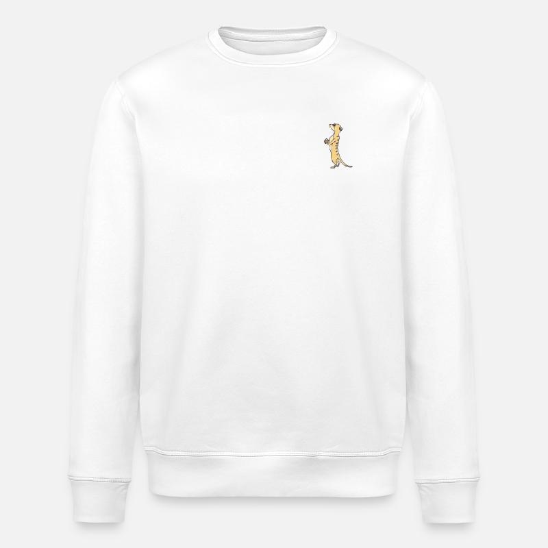 Erdmännchen - Stanley/Stella Unisex Bio-Sweatshirt ROLLER - Weiß