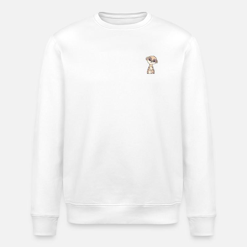 Erdmännchen - Stanley/Stella Unisex Bio-Sweatshirt ROLLER - Weiß