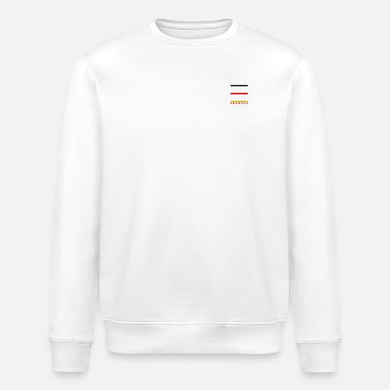 DRAPEAU GERMANY - Sweat bio ROLLER Stanley/Stella Unisexe - blanc