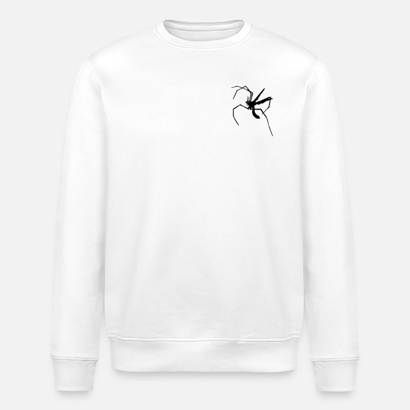 Langbeinige Mücke - Stanley/Stella Unisex Bio-Sweatshirt ROLLER - Weiß