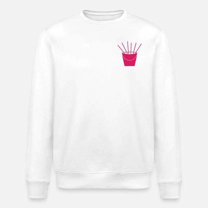 Mallorca - Team Sangria - Brustlogo - Stanley/Stella Unisex Bio-Sweatshirt ROLLER - Weiß