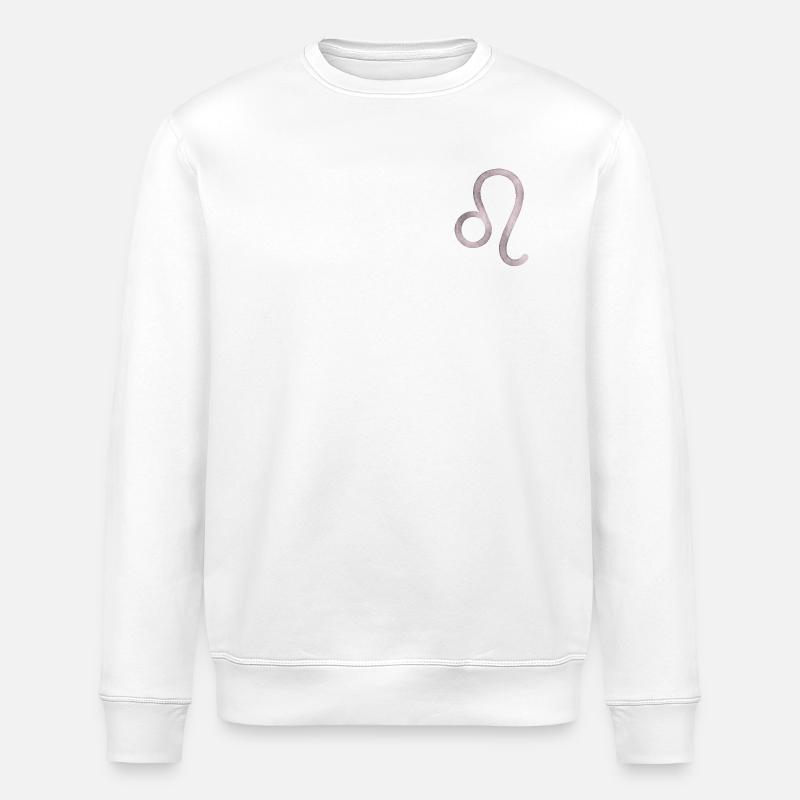 Löwe Sternzeichen - Stanley/Stella Unisex Bio-Sweatshirt ROLLER - Weiß