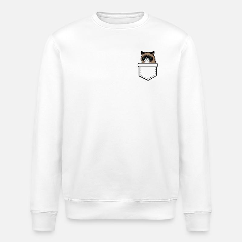 grumpy  - Stanley/Stella Unisex Bio-Sweatshirt ROLLER - Weiß