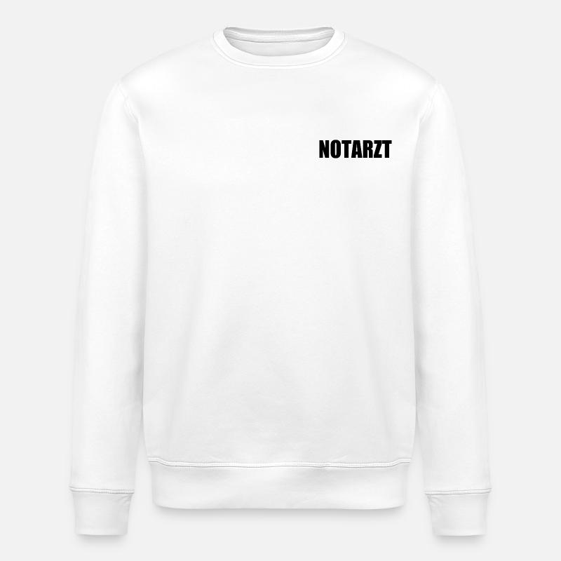 Notarzt - Stanley/Stella Unisex Bio-Sweatshirt ROLLER - Weiß