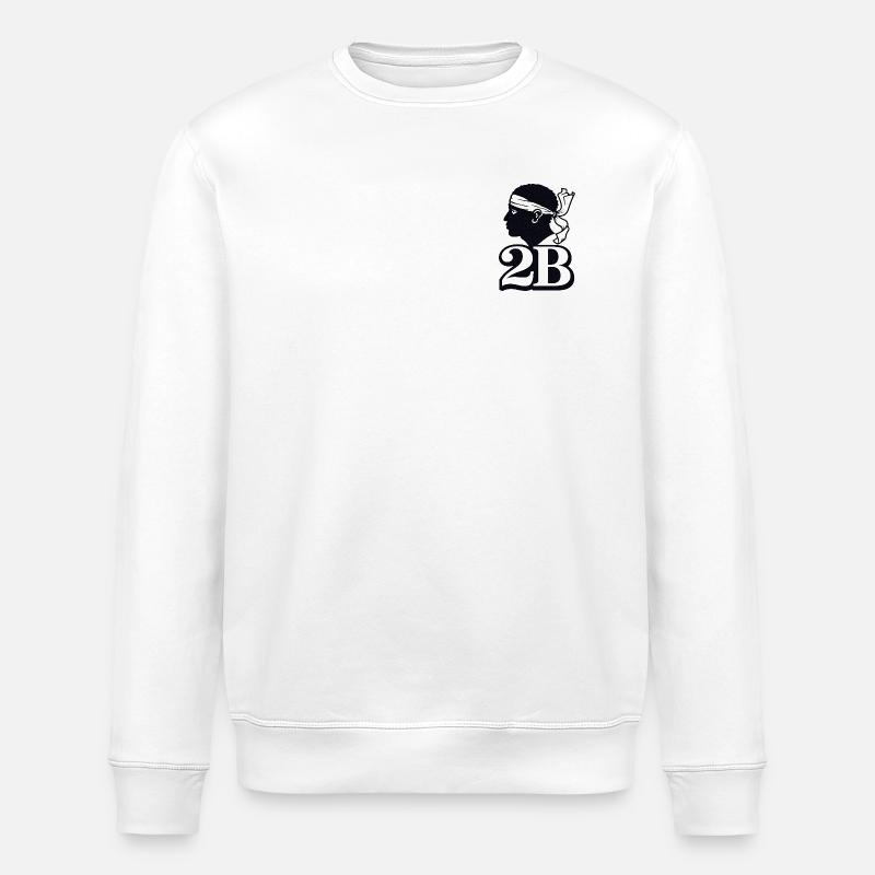 CORSE 2B - Sweat bio ROLLER Stanley/Stella Unisexe - blanc