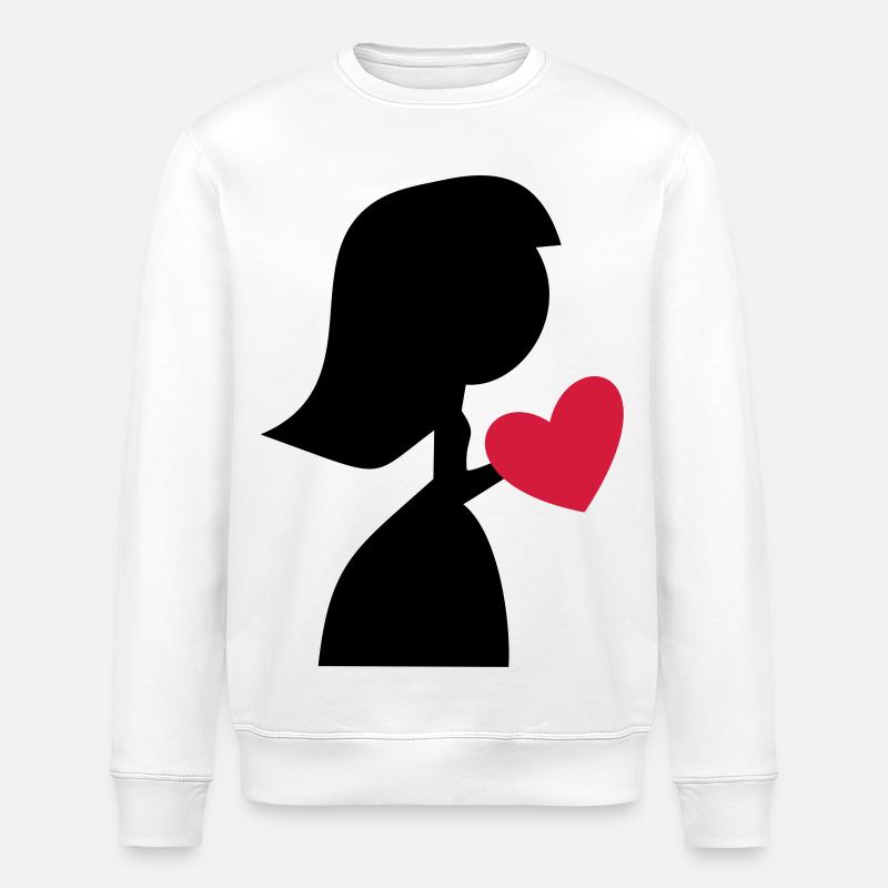 Braut - Stanley/Stella Unisex Bio-Sweatshirt ROLLER - Weiß