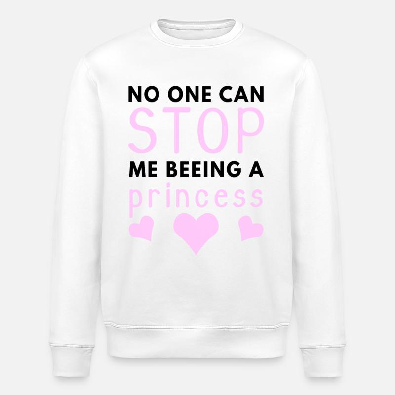 Princess - Stanley/Stella Unisex Bio-Sweatshirt ROLLER - Weiß