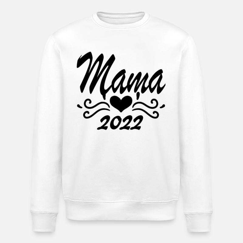 Mama 2022 - Stanley/Stella Unisex Bio-Sweatshirt ROLLER - Weiß