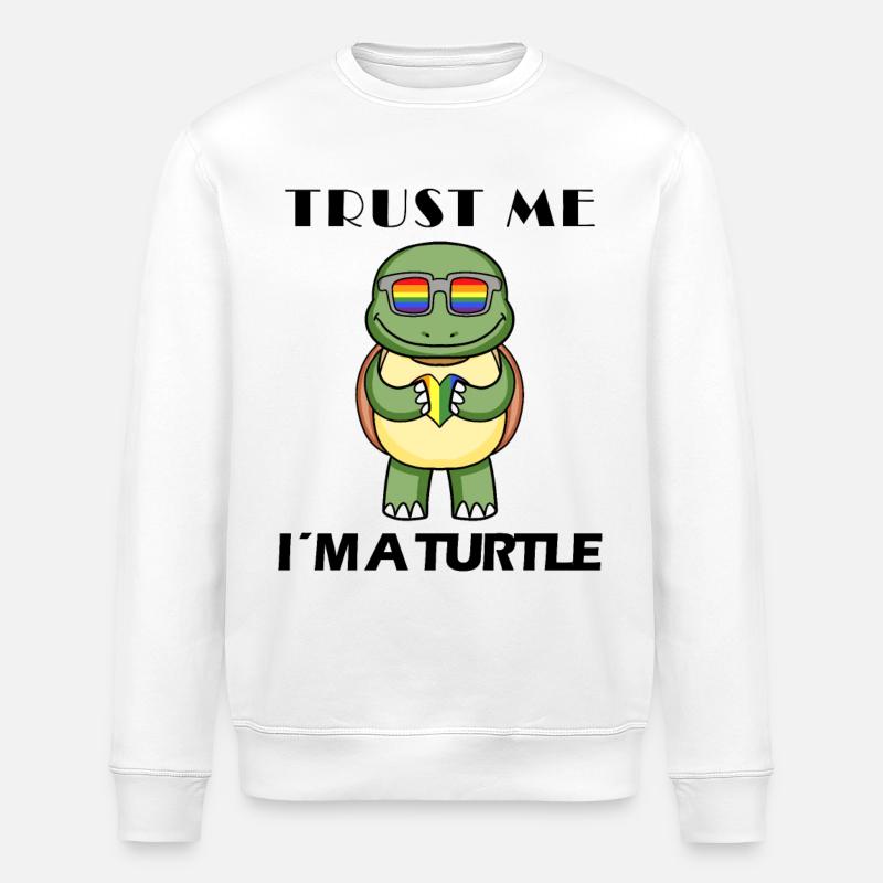 Schildkröte - Stanley/Stella Unisex Bio-Sweatshirt ROLLER - Weiß