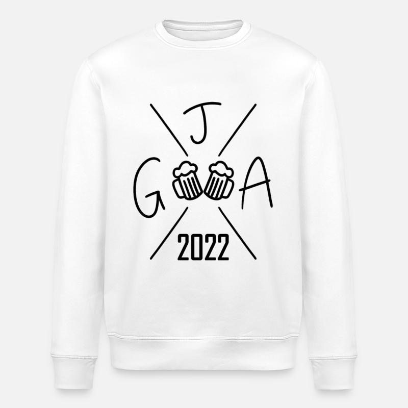 2022 Junggesellenabschied - Stanley/Stella Unisex Bio-Sweatshirt ROLLER - Weiß