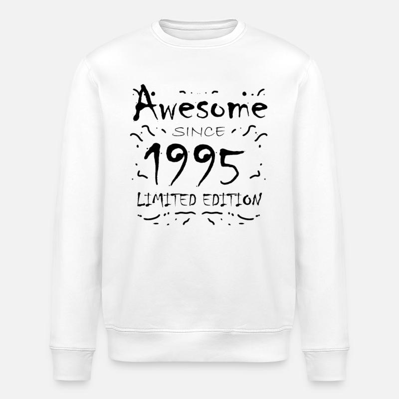 1995 - Né en 1995 - Sweat bio ROLLER Stanley/Stella Unisexe - blanc