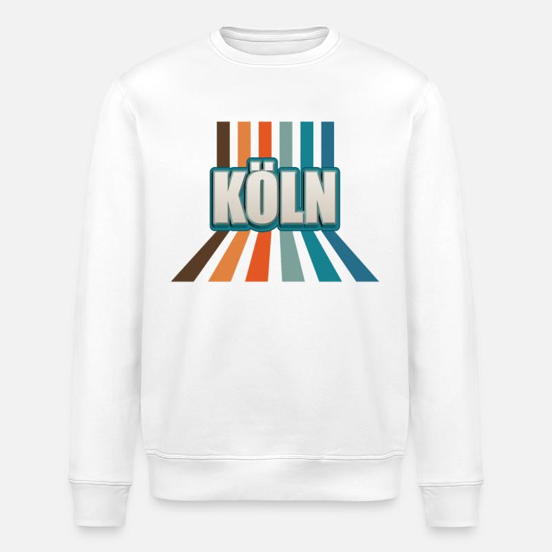 Cologne Cologne - Stanley/Stella ROLLER Unisex Organic Sweatshirt - white