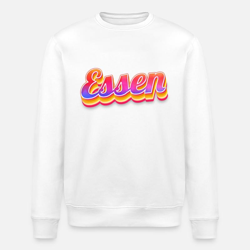 Essenerin Essener Essen - Sweat bio ROLLER Stanley/Stella Unisexe - blanc